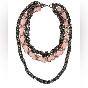 Robert Rodriguez multi-strand chain necklace